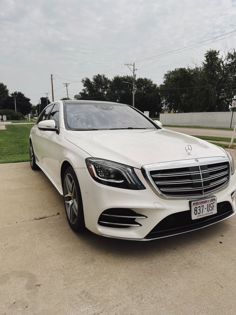 Luxury Mercedes exterior detail