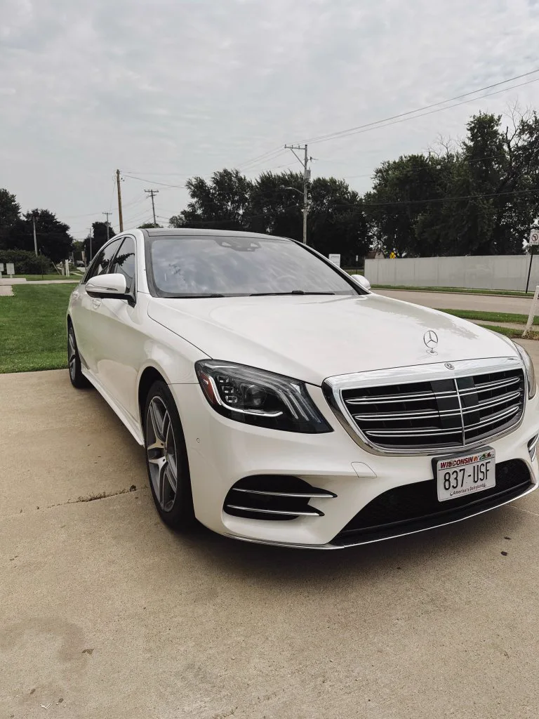 Luxury Mercedes exterior detail